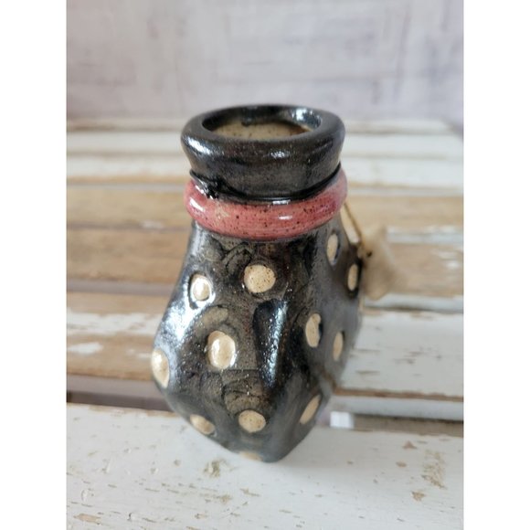 Lizard bones jar Halloween prop pottery bottle jar steampunk - Picture 4 of 7